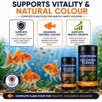 Aquacadabra Goldflake Goldfish Food Floating Flakes Aquarium Fish Food 38g 150g