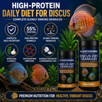 Aquacadabra Discus Diet Granules High Protein Tropical Aquarium Fish Food
