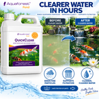 Aquaforest Quick Clear Pond Water Clarifier for Cloudy Water Treatment 1L