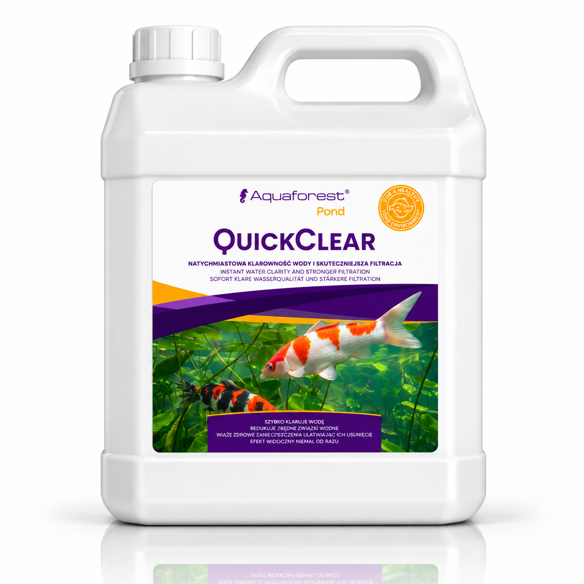 Aquaforest Quick Clear Pond Water Clarifier for Cloudy Water Treatment 1L