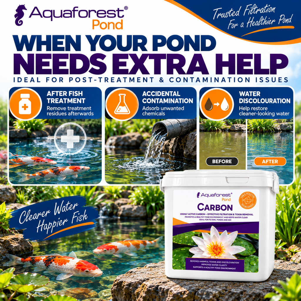 Aquaforest Carbon Pond 5L – Activated Carbon for Pond Filters