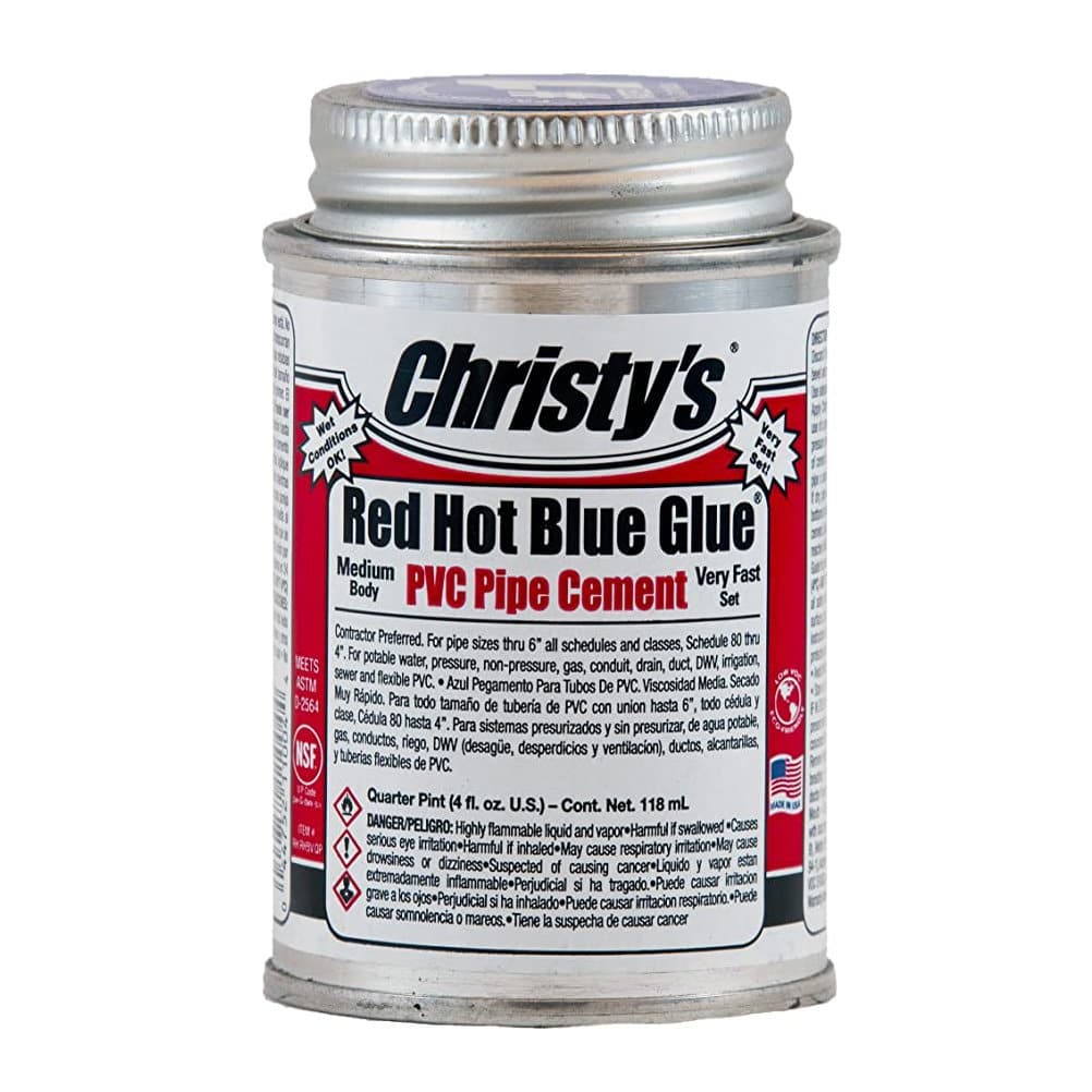 CEMENT RED HOT BLUE 1/4 PINT LOW VOC