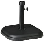11kg Concrete Garden Parasol Base Holder, Square Umbrella Stand Weight, Black