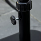 11kg Concrete Garden Parasol Base Holder, Square Umbrella Stand Weight, Black