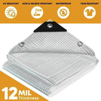 Clear Poly Tarp 16' x 20'