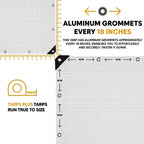 Clear Poly Tarp 18' x 24'