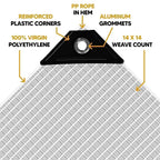 Clear Poly Tarp 6' x 10' Case of 16
