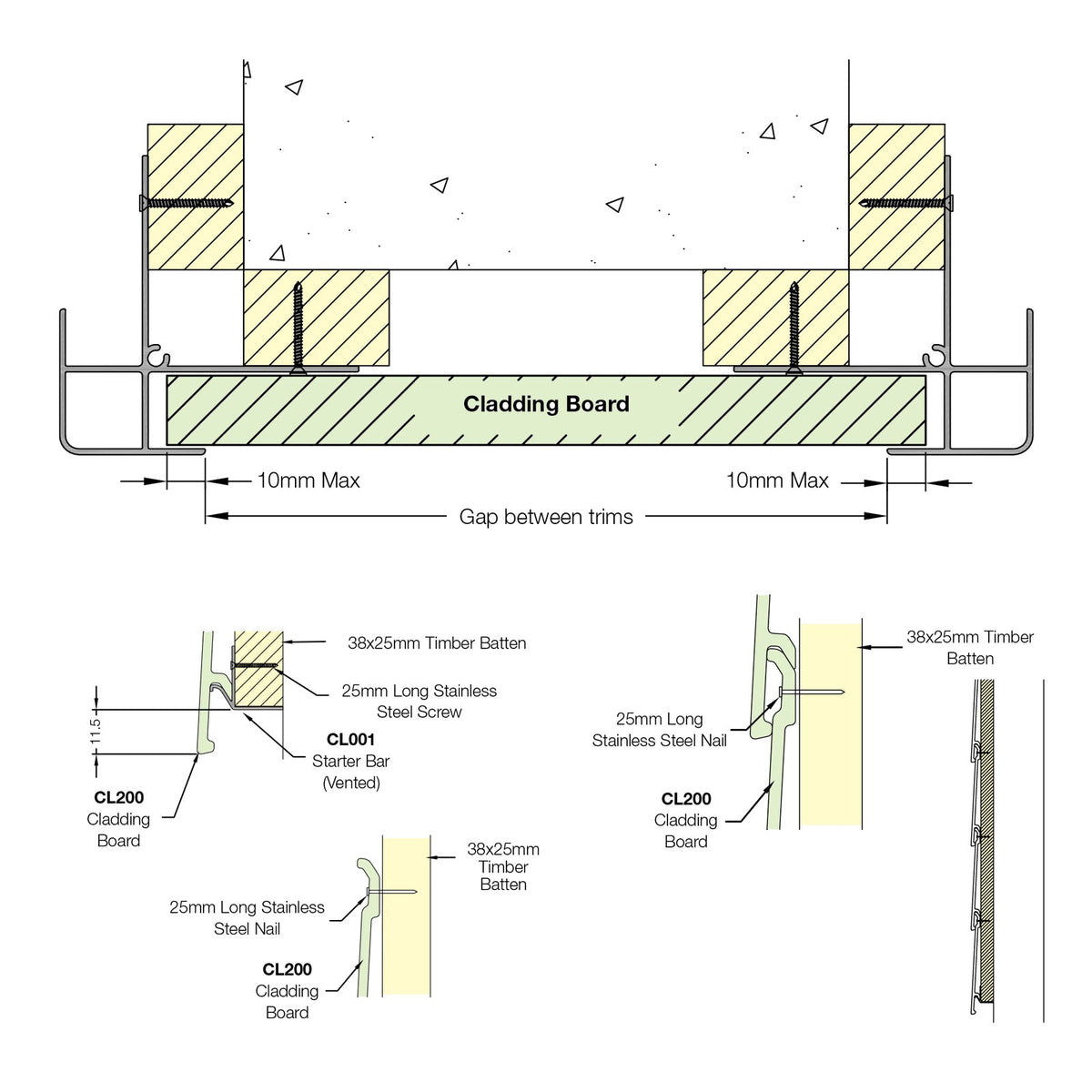 Coastline Composite Cladding Board Sample