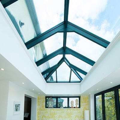 Double Glazed Contemporary Roof Lantern with Active Neutral Glazing - All Sizes