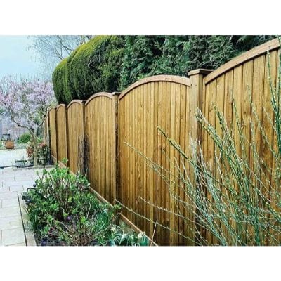 Convex Tongue and Groove Effect Fence Panel - All Sizes