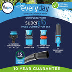 Flopro Hose Starter Set: All-in-One Garden Watering Solution 15m