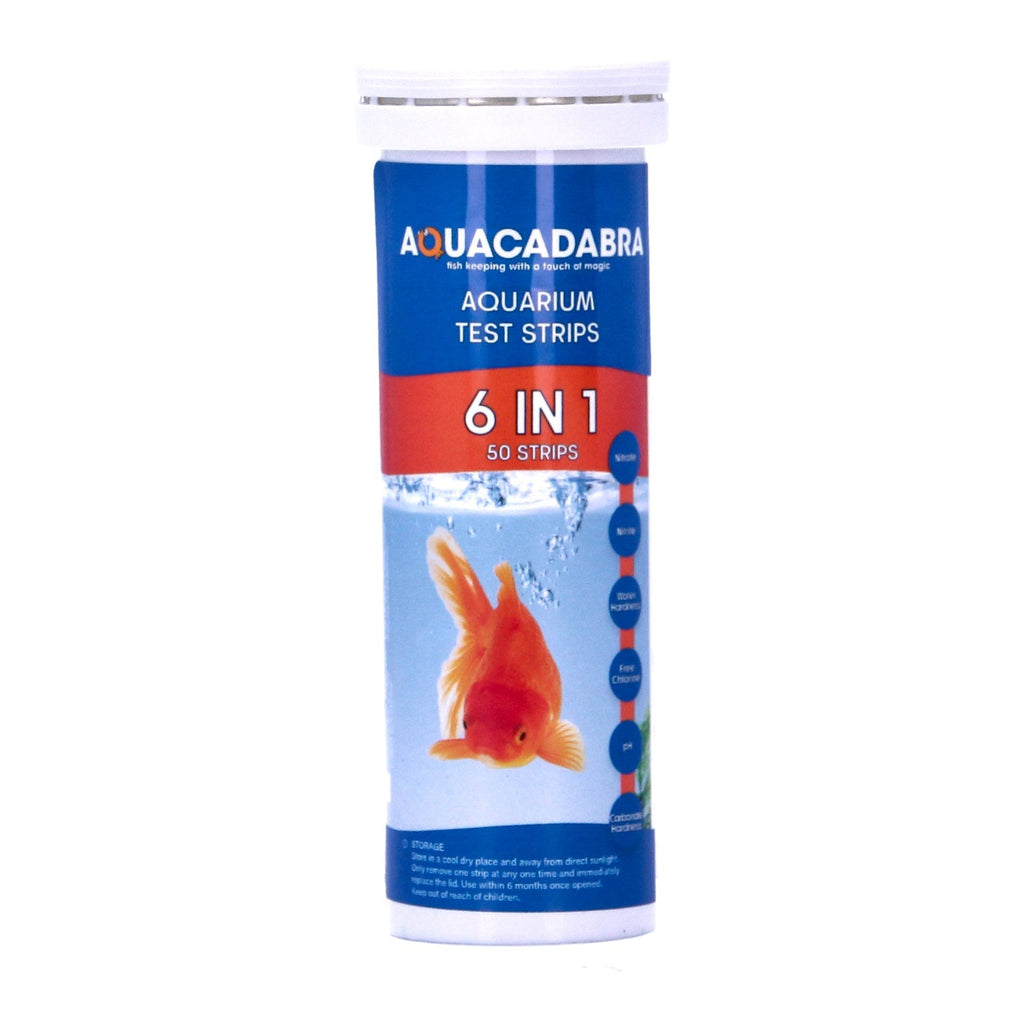 Aquacadabra Aquarium 6 in 1 Test Kit, 50 Strips