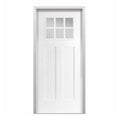 Craftsman Smooth Fiberglass Prehung Exterior Door