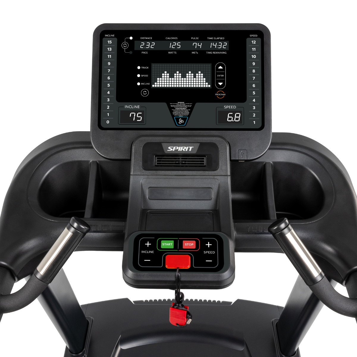 Spirit CT800 Treadmill | Black