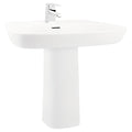 Cubix 600mm Basin - 1 Tap Hole with Chrome Overflow