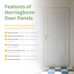 Herringbone Reinforced Door Panel
