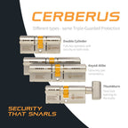 CERBERUS TS007 3* Euro Cylinder (Black)