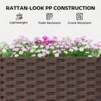 Self-Watering Plastic Raised Garden Bed with Legs