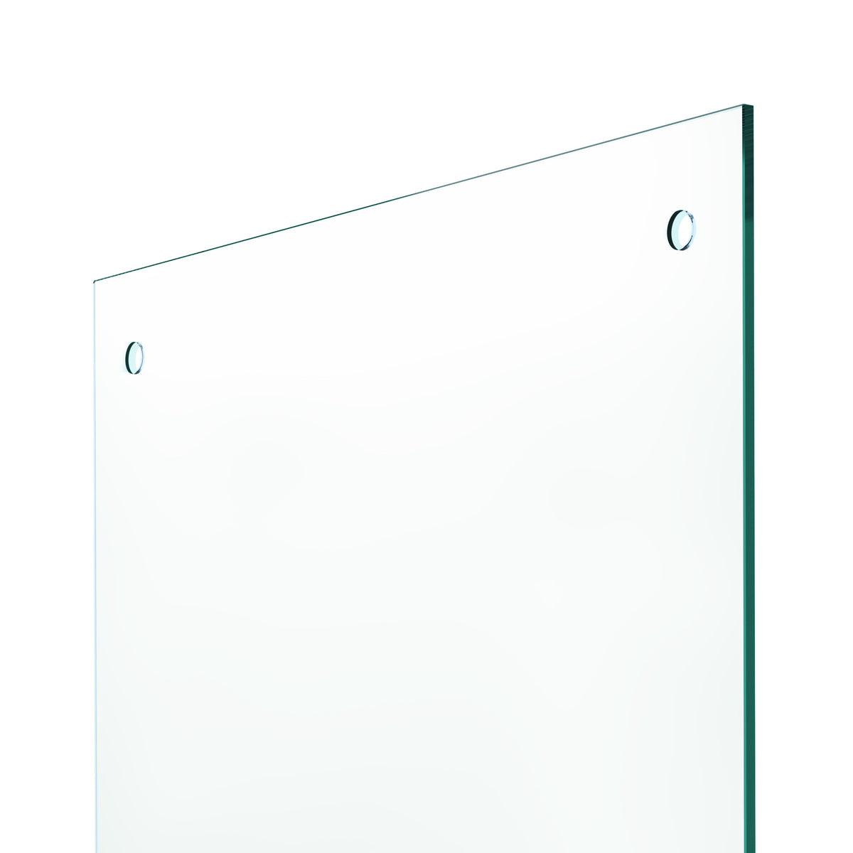 Slider Door Fixed Panels - Clear Slider Bathtub Fixed Panel (Round Hardware)