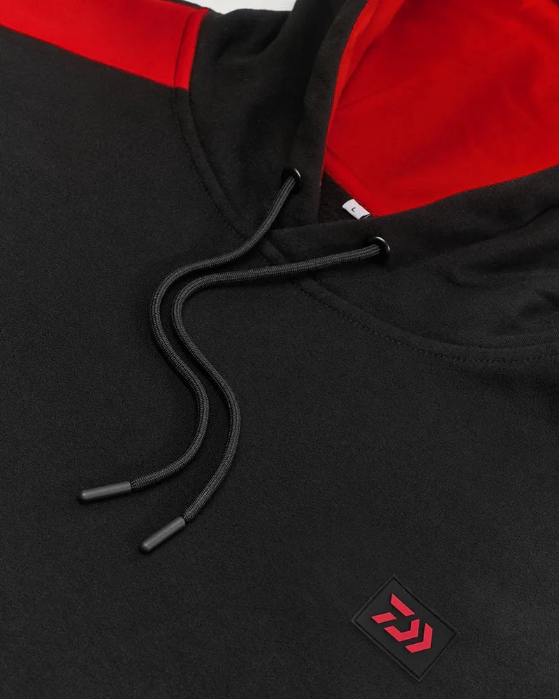 Daiwa D VEC Red Black Hoodie