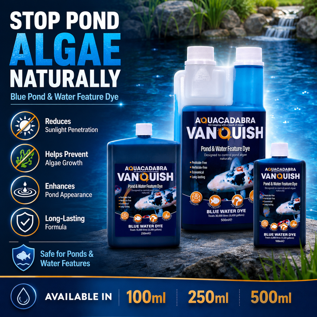 Aquacadabra Vanquish Pond Water Feature Dye Blue