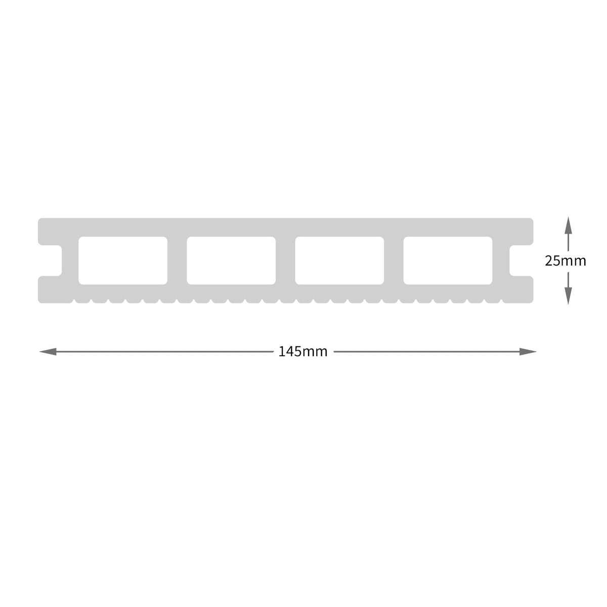 Decking Hollow Board