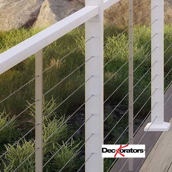 Deckorators Contemporary Cable Rail Posts