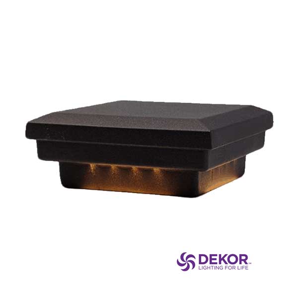 Dekor Flat Post Cap Lights