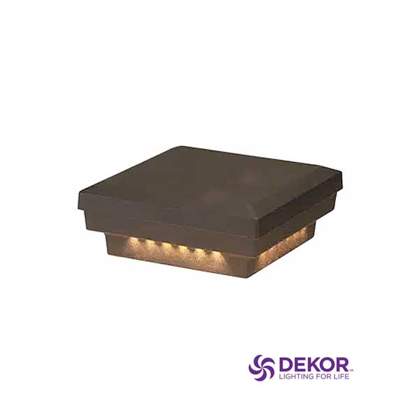 Dekor Flat Post Cap Lights