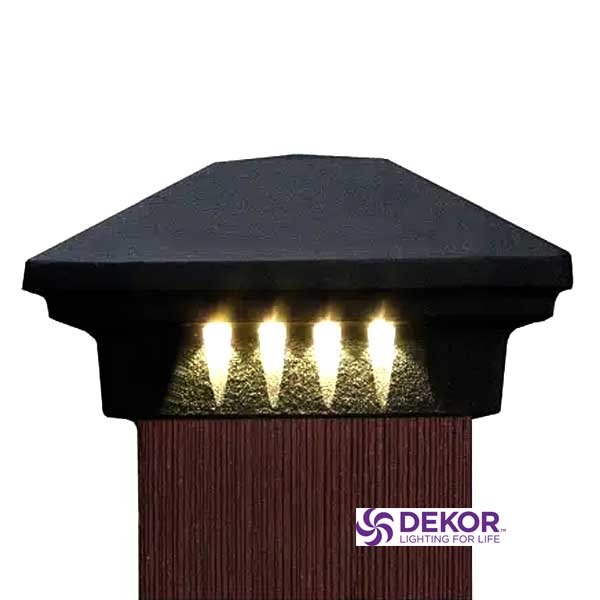 Dekor Pyramid Post Cap Lights