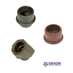 Dekor Round Aluminum Baluster End Caps