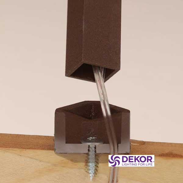 Dekor Square Aluminum Baluster End Caps