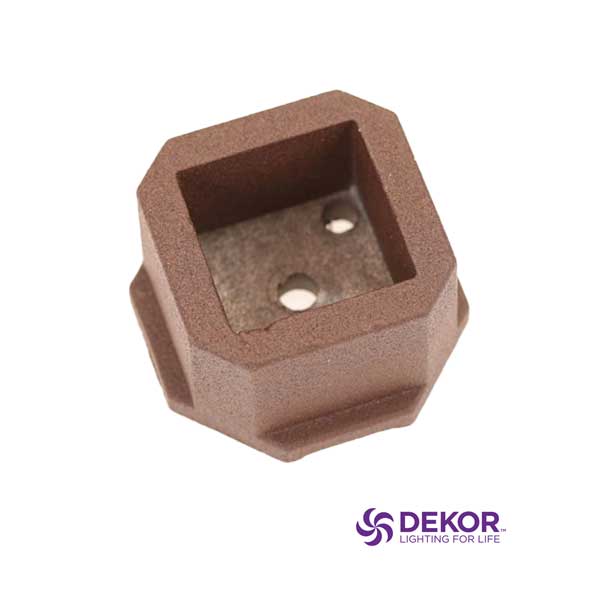 Dekor Square Aluminum Baluster End Caps