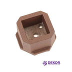 Dekor Square Aluminum Baluster End Caps