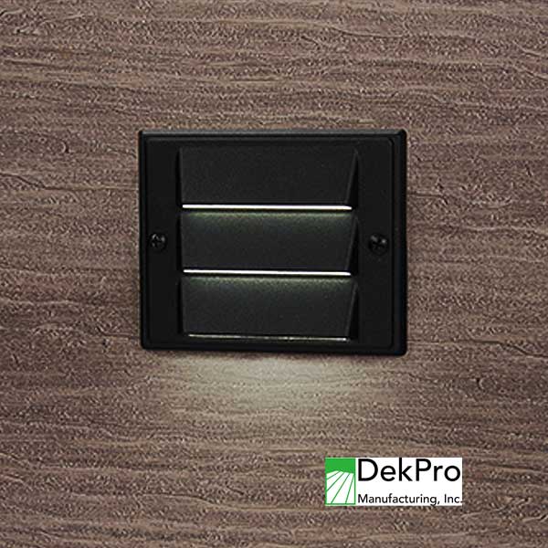 DekPro Effex Louvered Flush Riser Lights