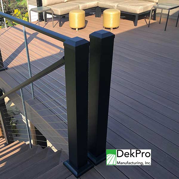 DekPro Prestige Aluminum Post Sleeves