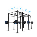 14' Freestanding Builder® Rig: Intermediate 1 w/ 2' Monkey Bar Spacing