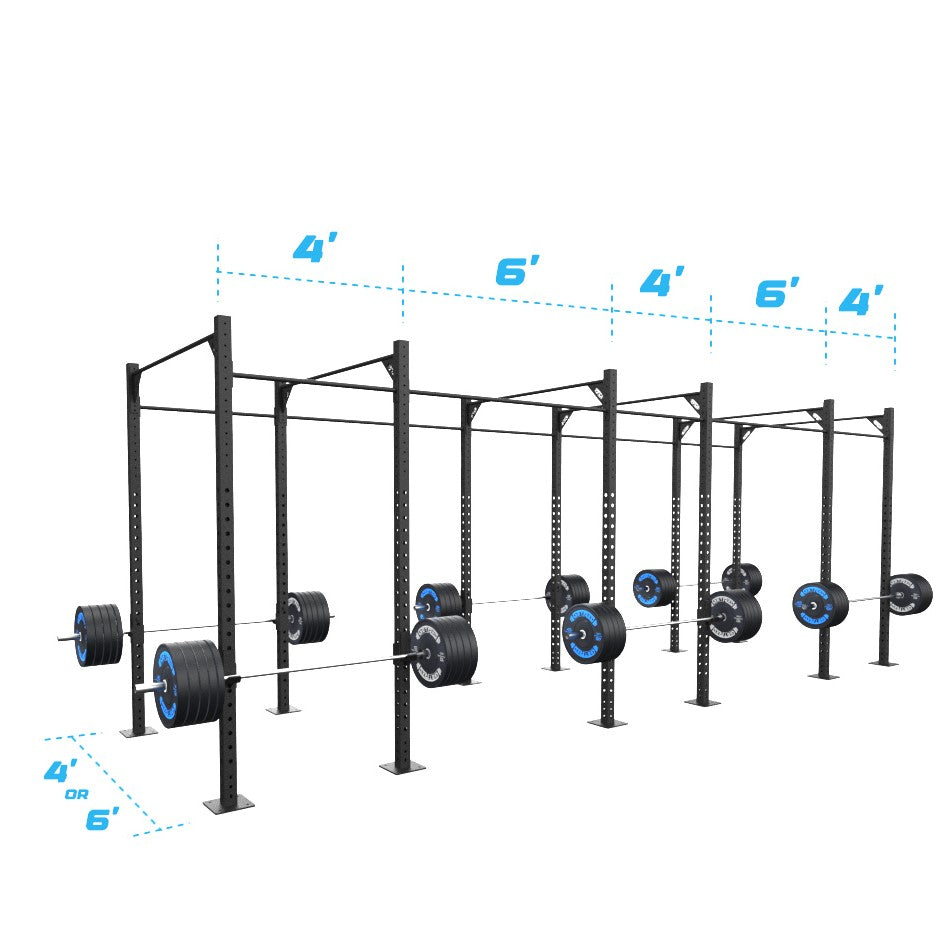 24' Freestanding Builder® Rig: Single Bars