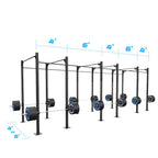 24' Freestanding Builder® Rig: Single Bars
