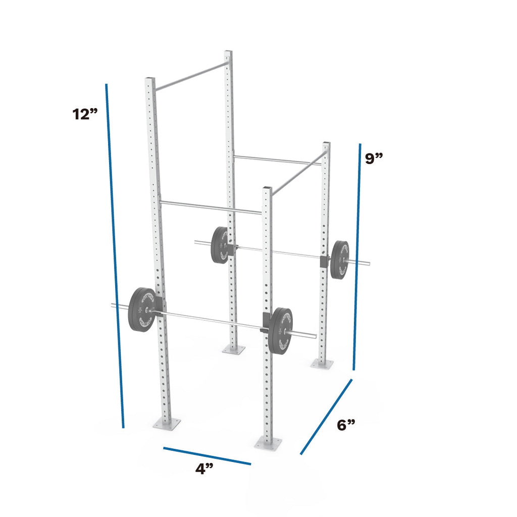 Galvanized Freestanding Expandable RMU 12' Height Pull-Up Rig