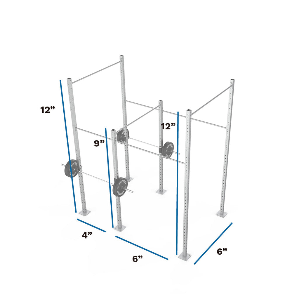 Galvanized Freestanding Expandable RMU 12' Height Pull-Up Rig