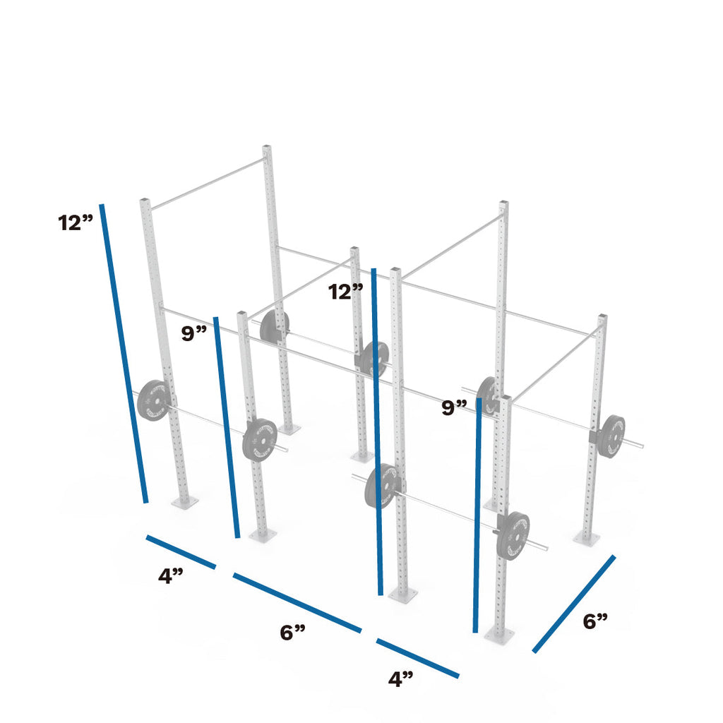 Galvanized Freestanding Expandable RMU 12' Height Pull-Up Rig