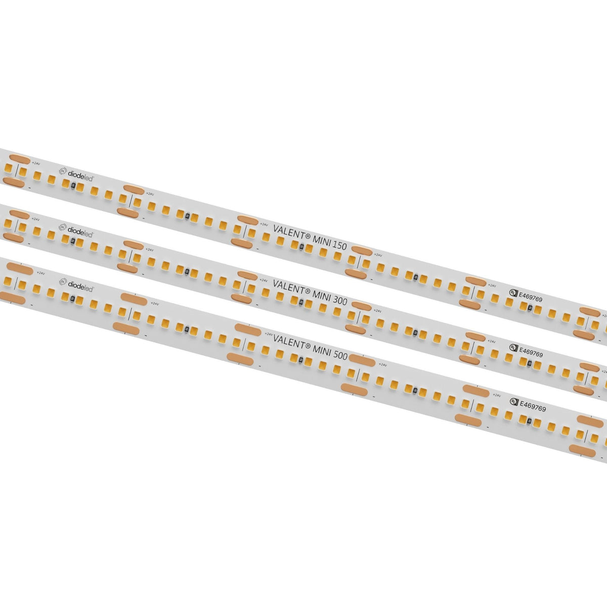 VALENT MINI, 100ft LED Tape Light, 3000K, 438 Lumens/ft, 24V