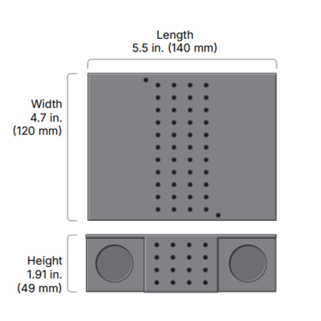 Diode LED 60W LED Driver 12V DC, Dimmable, Integrated Junction Box, Indoor Use - 120V