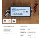 Diode LED 60W LED Driver 24V DC, Dimmable, Integrated Junction Box, Indoor Use - 120V