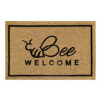 Doormat 60cm x 40cm - 'Bee Welcome'