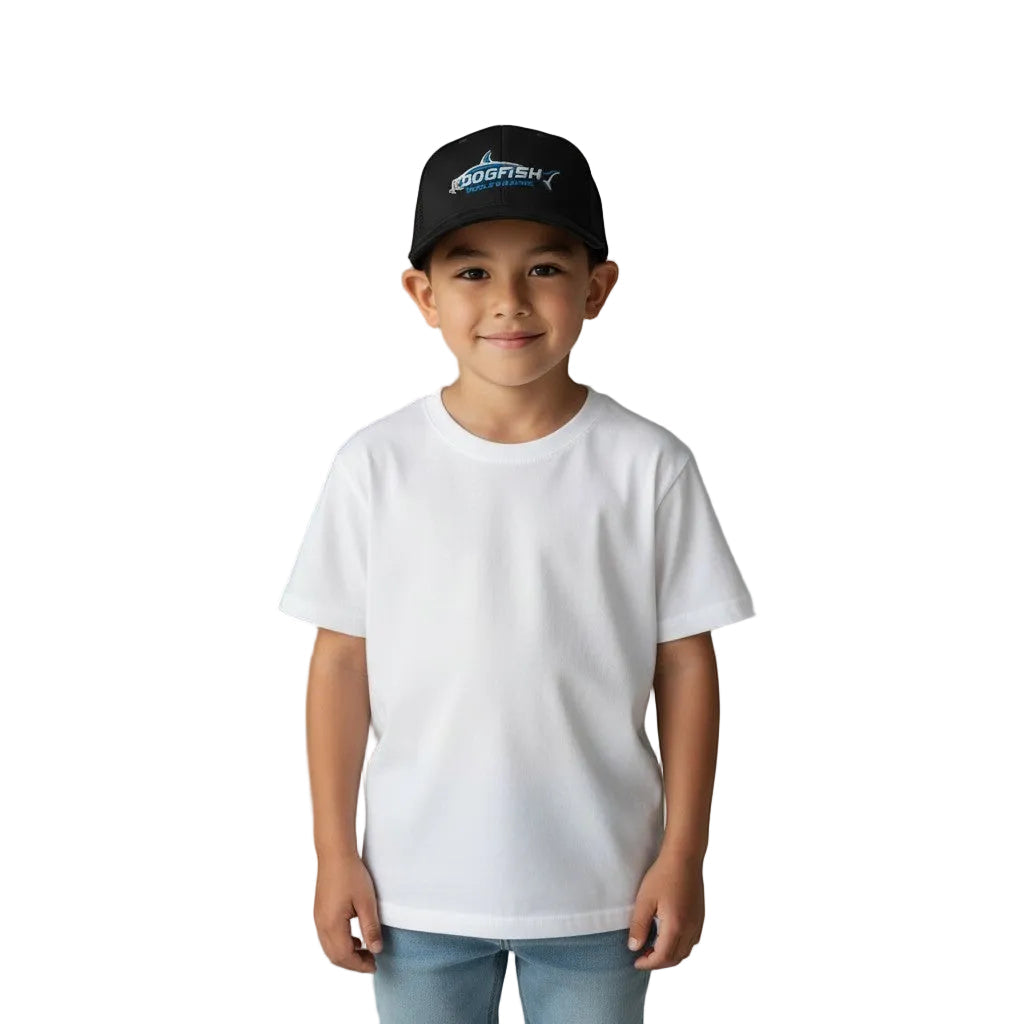 Dogfish Logo Youth Mesh Back Hat
