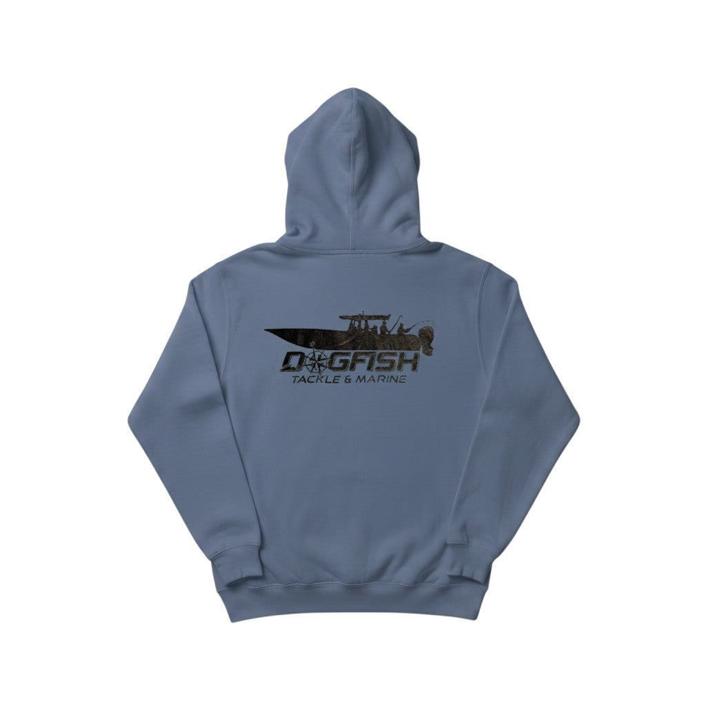Dogfish Midweight Hoodie Center Console Logo