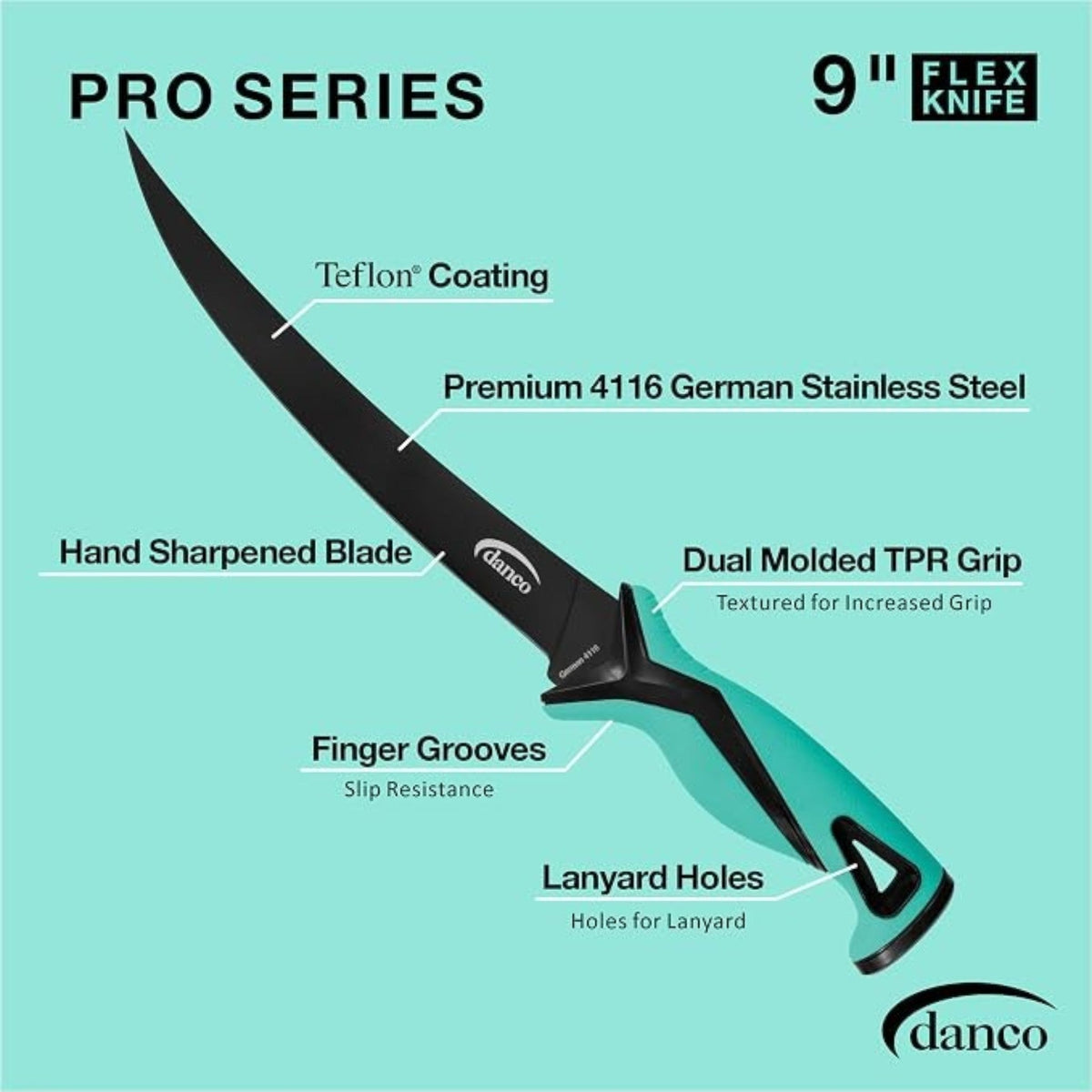 Danco 9in Fillet Knife Pro Series