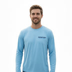 Dogfish Long Sleeve Microfiber Sport Fish Logo